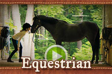 Summer camp horseback riding equestrian video