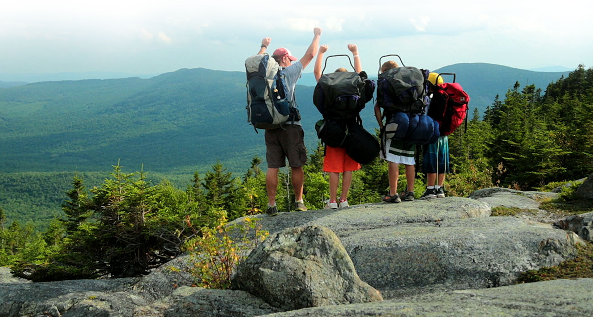 summer camp footer background photo