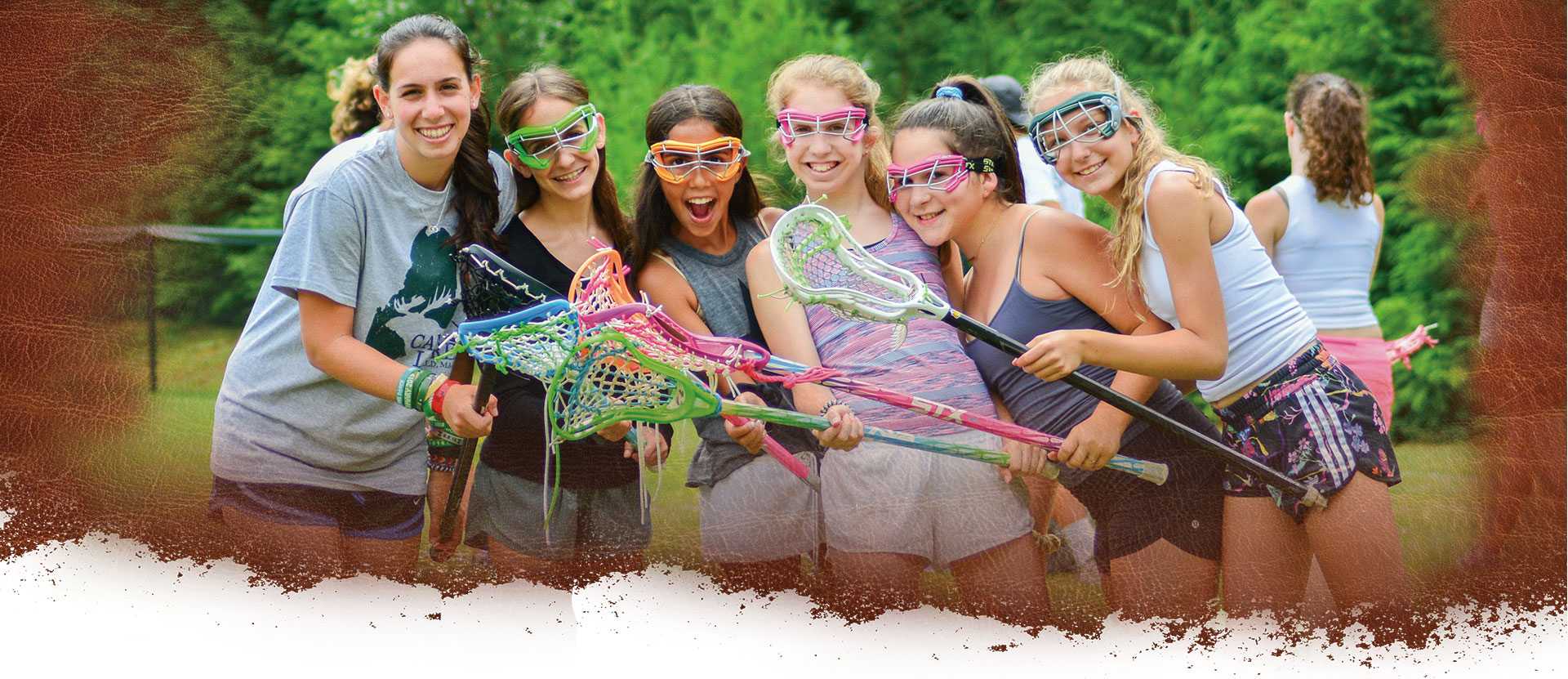 Girls sports and athletics at summer camp in Maine