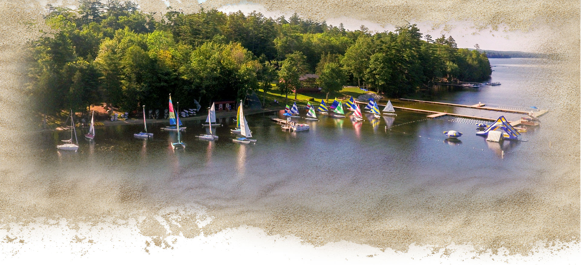 Waterfront at Camp Laurel in Maine